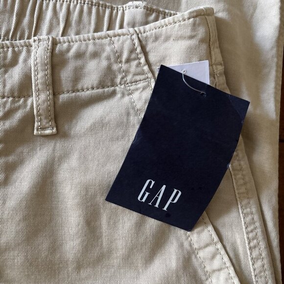Gap Tan Chino Pants Zips At Bottom Size 16 NWT - Picture 2 of 11